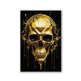 Golden Skull No2 by Adrian Vieriu - Affengeile Bilder