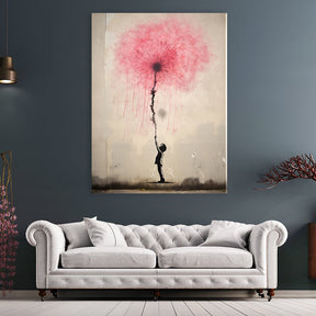 Junge mit Pusteblume x Banksy by Daniel Decker - Affengeile Bilder