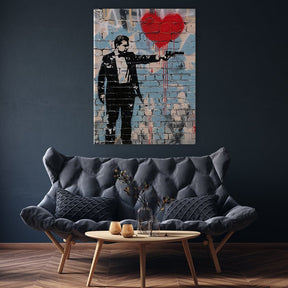 Leonardo De Caprio x Banksy by Daniel Decker - Affengeile Bilder