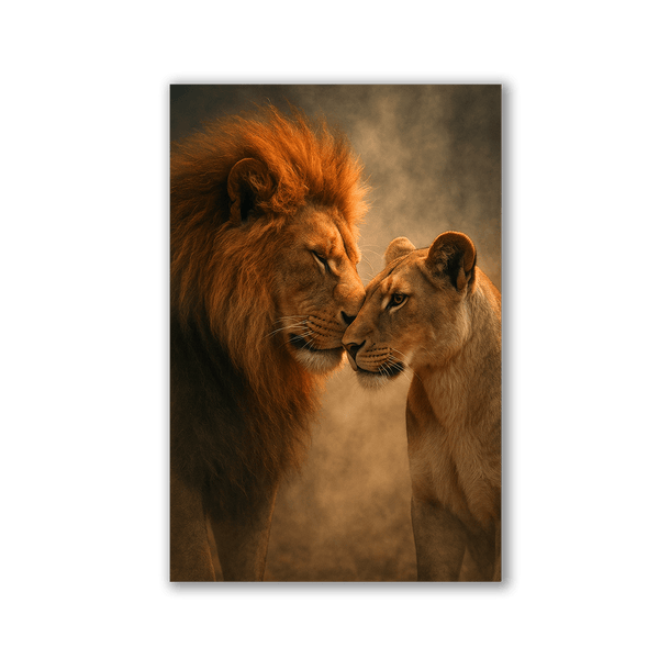 Lion's Kiss by Adrian Vieriu - Affengeile Bilder