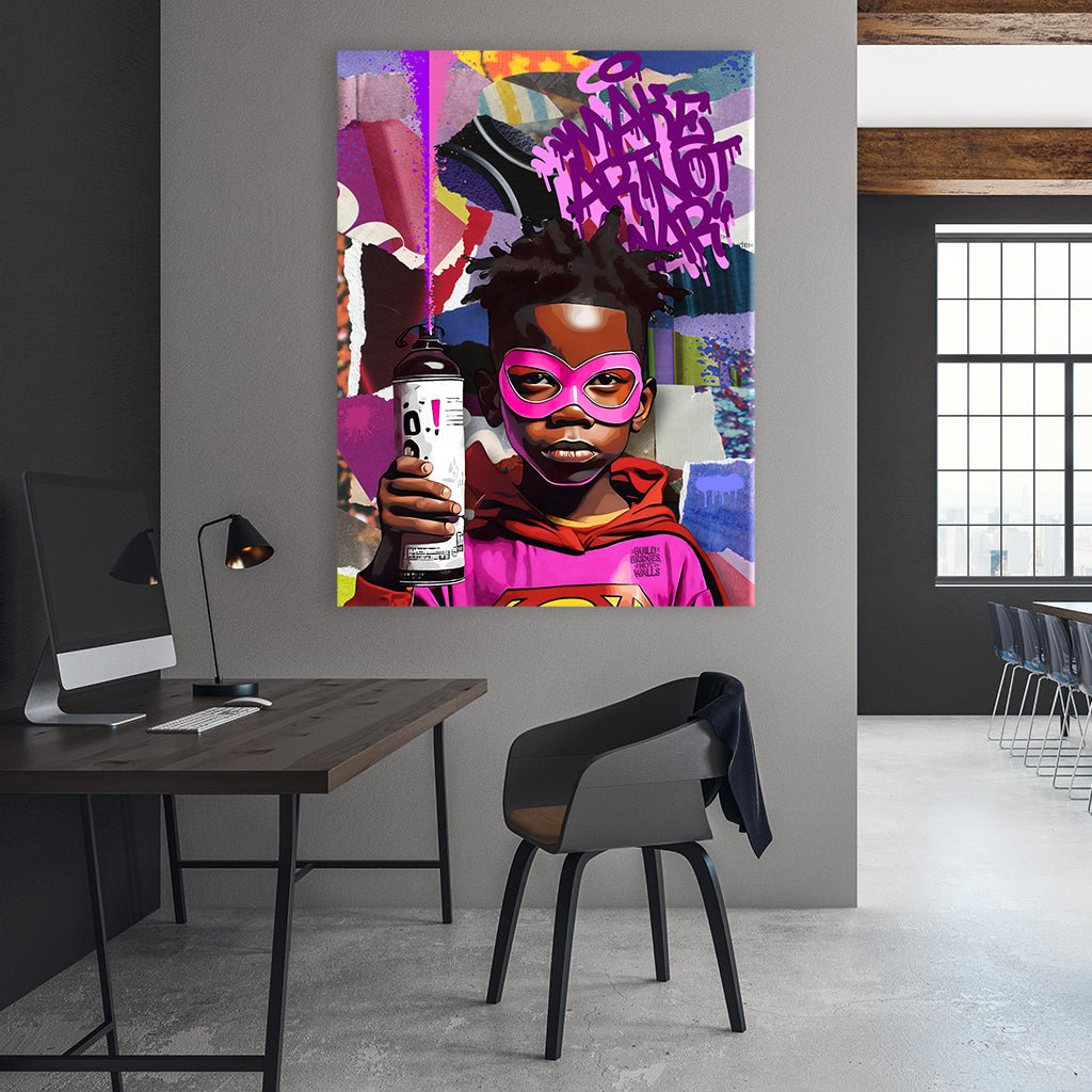 Make Art not War by RS Artist - Affengeile Bilder