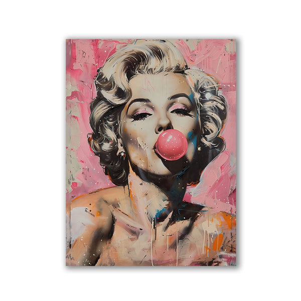 Marilyn with Bubblegum by Daniel Decker - Affengeile Bilder
