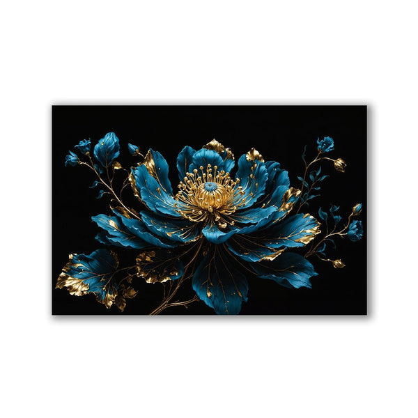 Mystical Flower - Blue by Adrian Vieriu - Affengeile Bilder