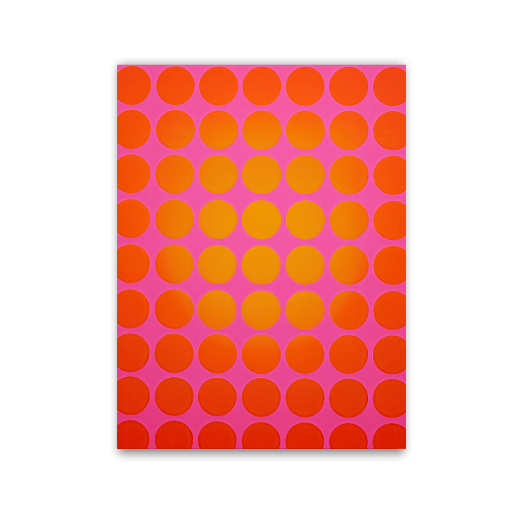 Pink & Orange Polka Dots by Frank Daske - Affengeile Bilder