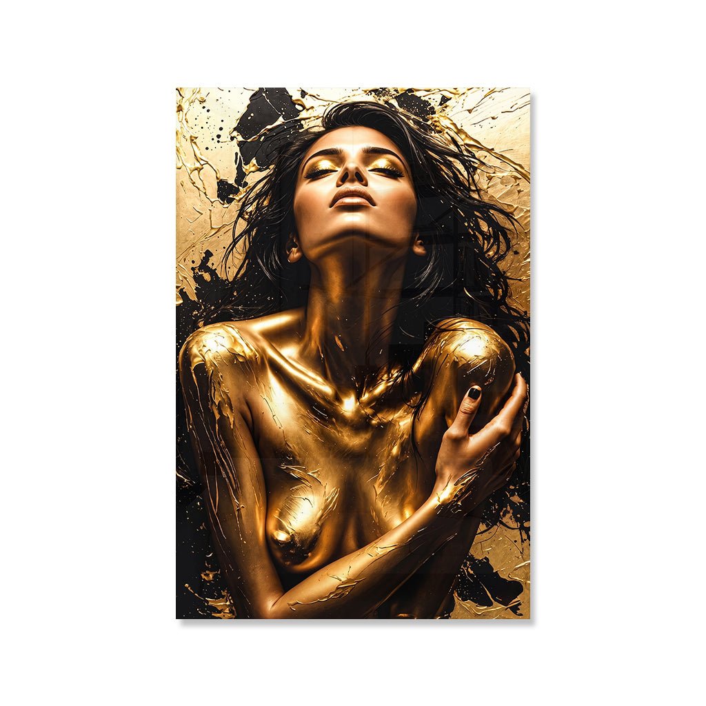 Pure Desire Gold auf Acryl - Affengeile Bilder