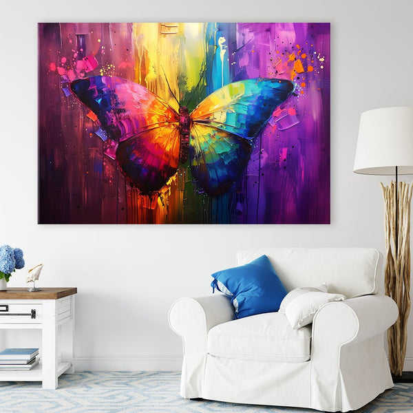 Rainbow Butterfly by Rosa Piazza - Affengeile Bilder