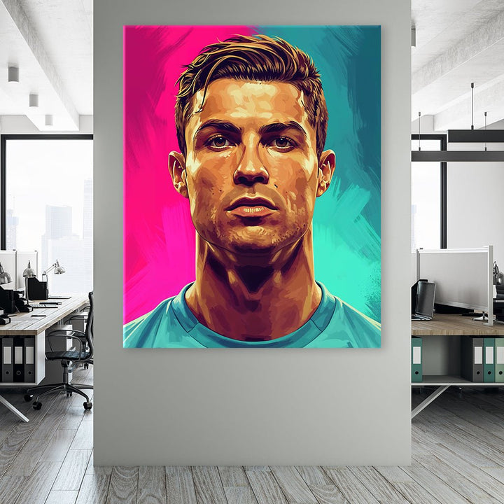 Ronaldo Painting by Zenzdesign - Affengeile Bilder