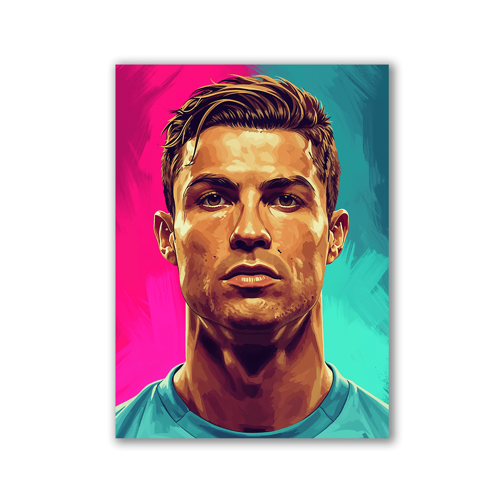 Ronaldo Painting by Zenzdesign - Affengeile Bilder