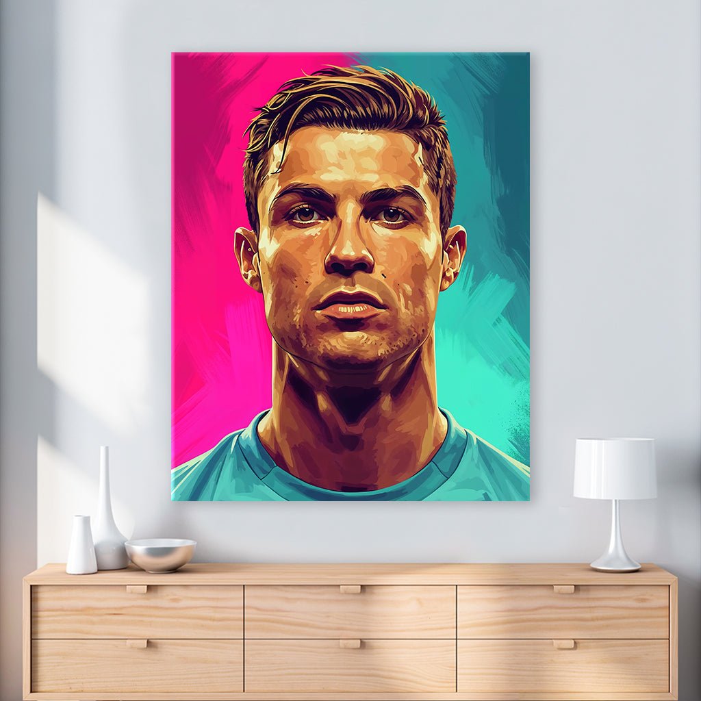 Ronaldo Painting by Zenzdesign - Affengeile Bilder