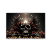 Skull and Roses by Adrian Vieriu - Affengeile Bilder