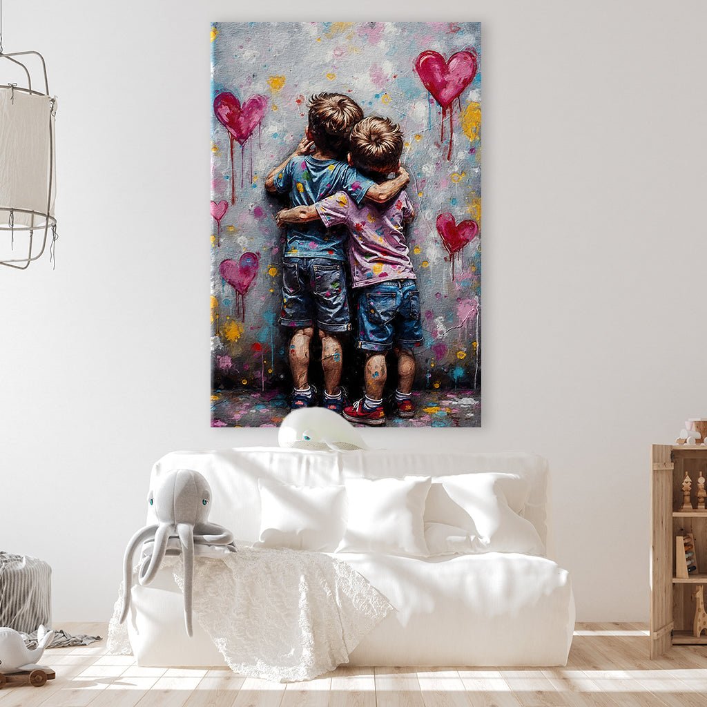 Street Art Buddies by Adrian Vieriu - Affengeile Bilder