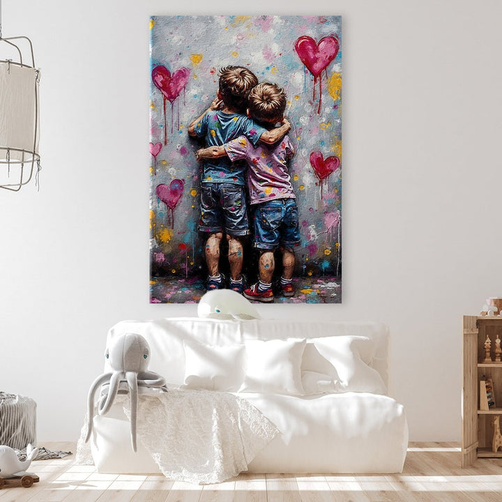 Street Art Buddies by Adrian Vieriu - Affengeile Bilder