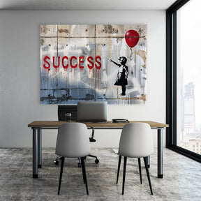 Success x Banksy by Daniel Decker - Affengeile Bilder