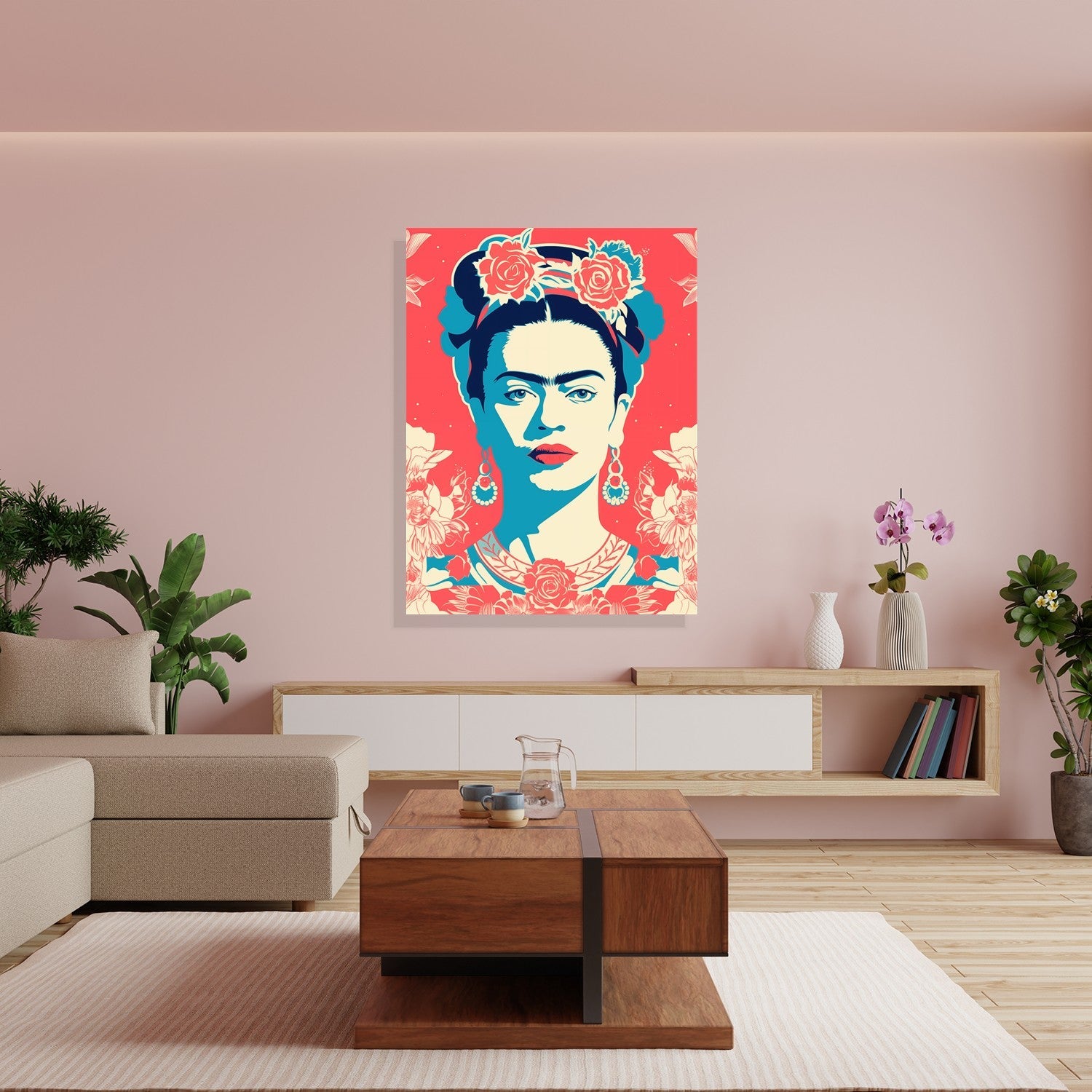 Viva Frida Pop Art by Frank Daske - Affengeile Bilder
