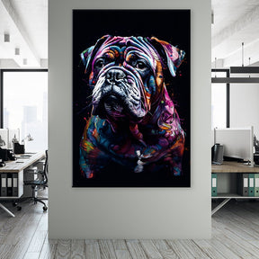 Bulldog Art by Juliano de Araujo - Affengeile Bilder