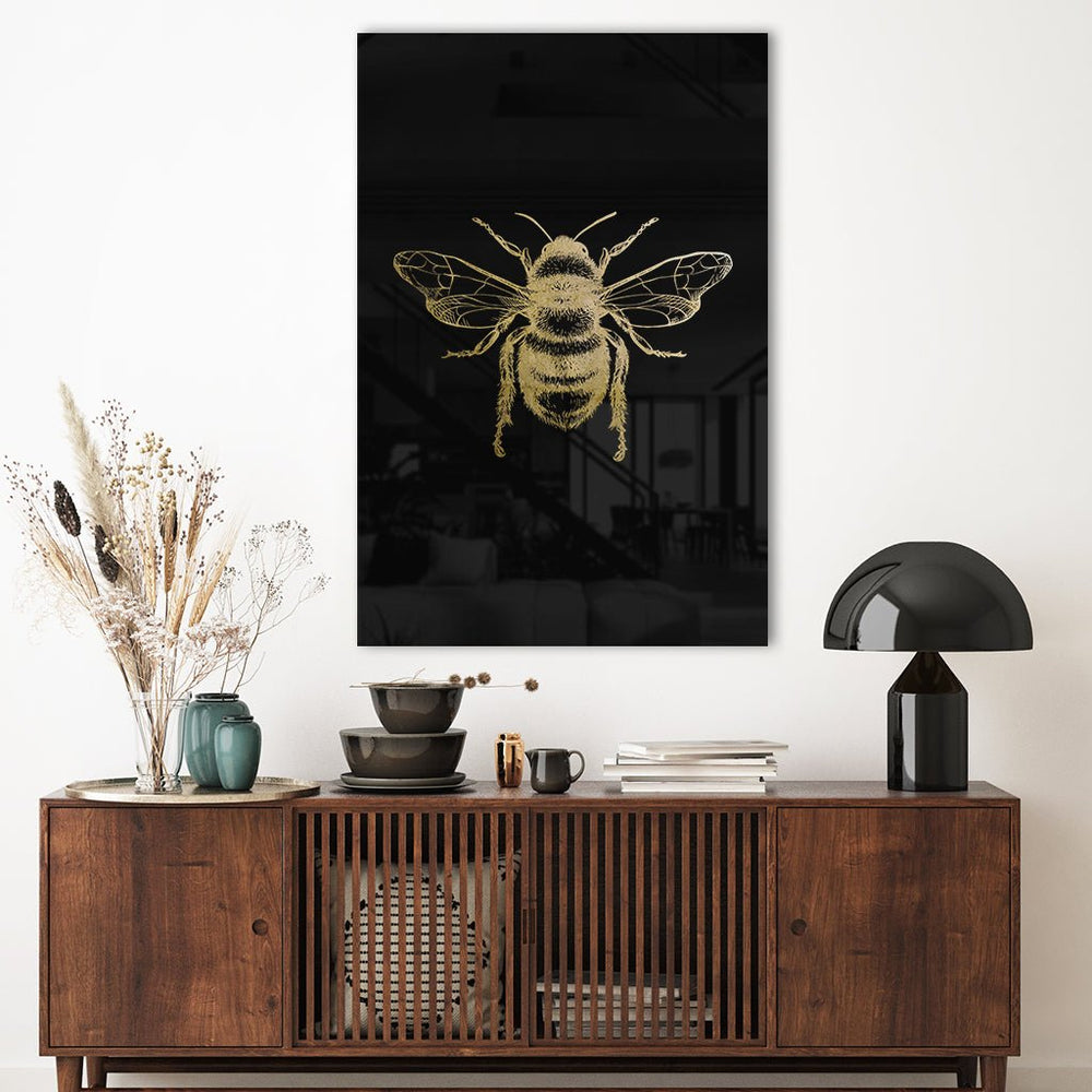 Bumblebee Goldversion auf Acryl - Affengeile Bilder