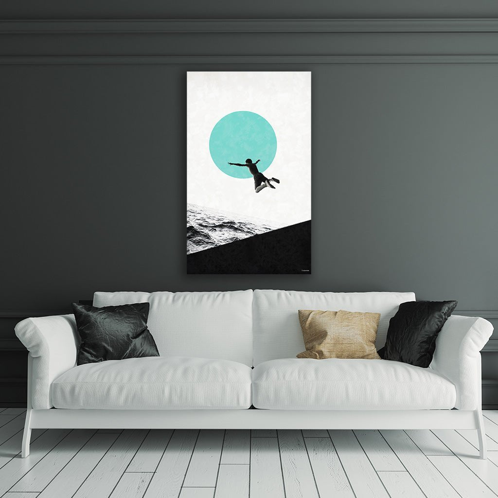 "Don't think. Jump" by Mr. Underdott - Affengeile Bilder