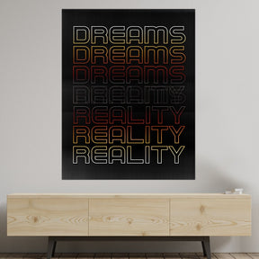 "Dream Reality Red Print" - Affengeile Bilder
