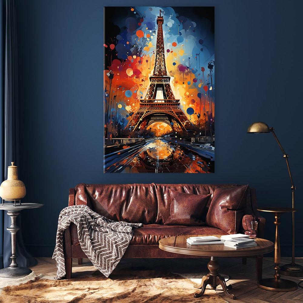 Eiffelturm in Art Paris Pop Catill by