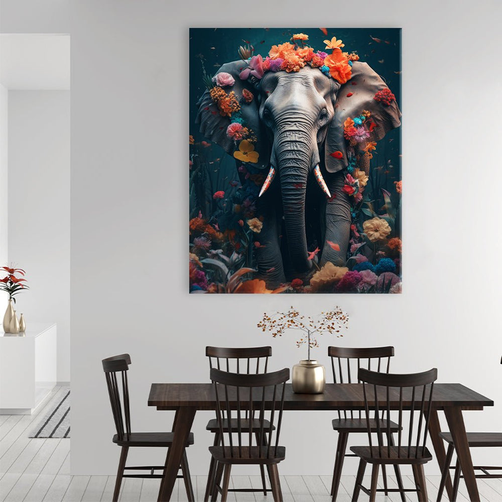 Elephant Flowers by Zenzdesign - Affengeile Bilder