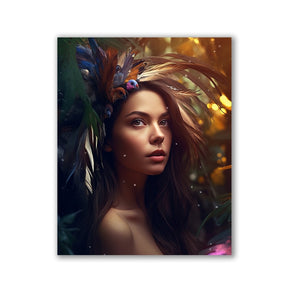 Exotic Feather Woman by Zenzdesign - Affengeile Bilder