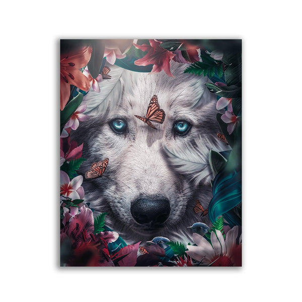 "Floral Wolf" by Zenzdesign - Affengeile Bilder