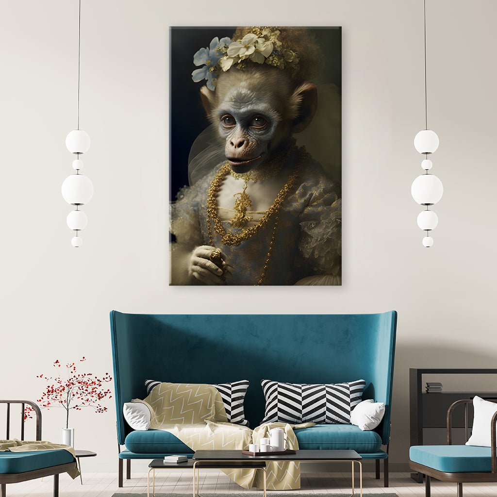 Flower Maiden Monkey by Juliano de Araujo - Affengeile Bilder