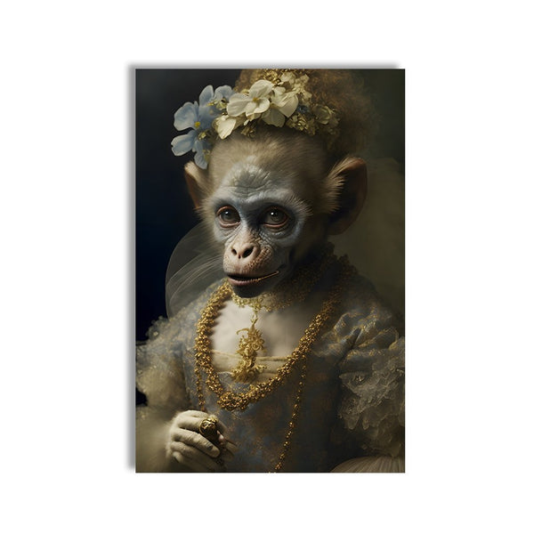 Flower Maiden Monkey by Juliano de Araujo - Affengeile Bilder