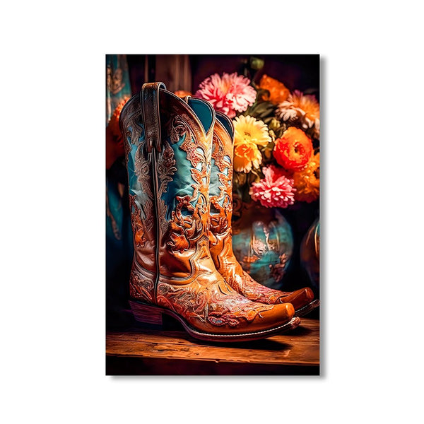 Flowery Cowboy Boots by Himmelmiez - Affengeile Bilder
