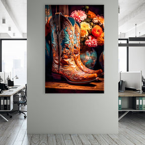 Flowery Cowboy Boots by Himmelmiez - Affengeile Bilder