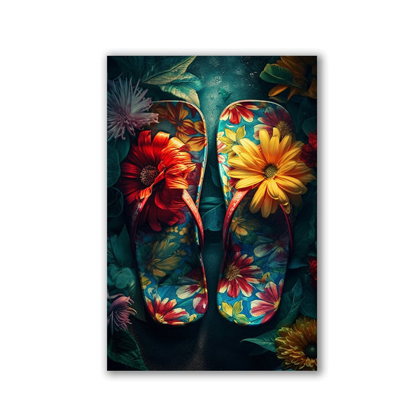 Flowery Flip Flops No2 by Himmelmiez - Affengeile Bilder