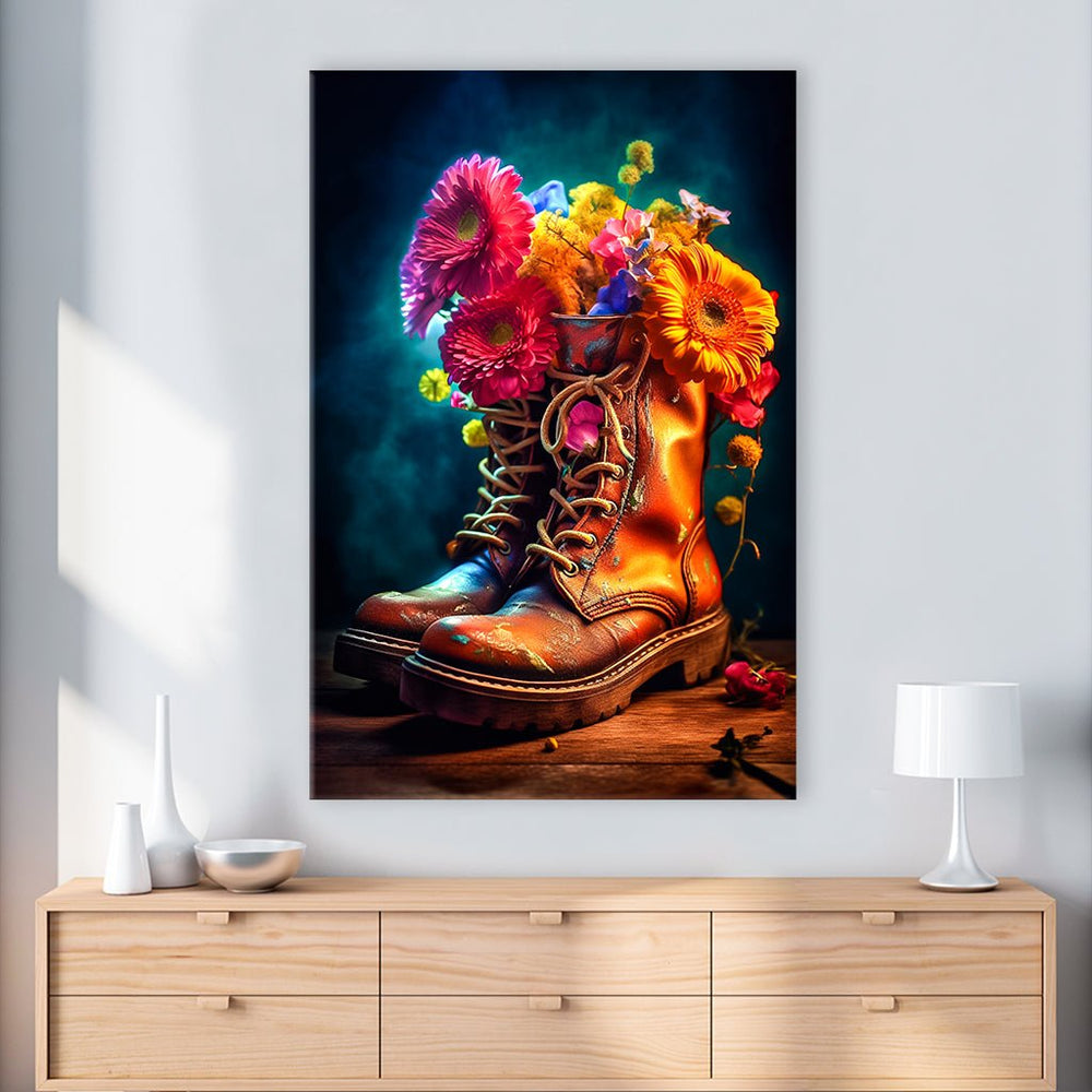 Flowery Hiking Boots by Himmelmiez - Affengeile Bilder
