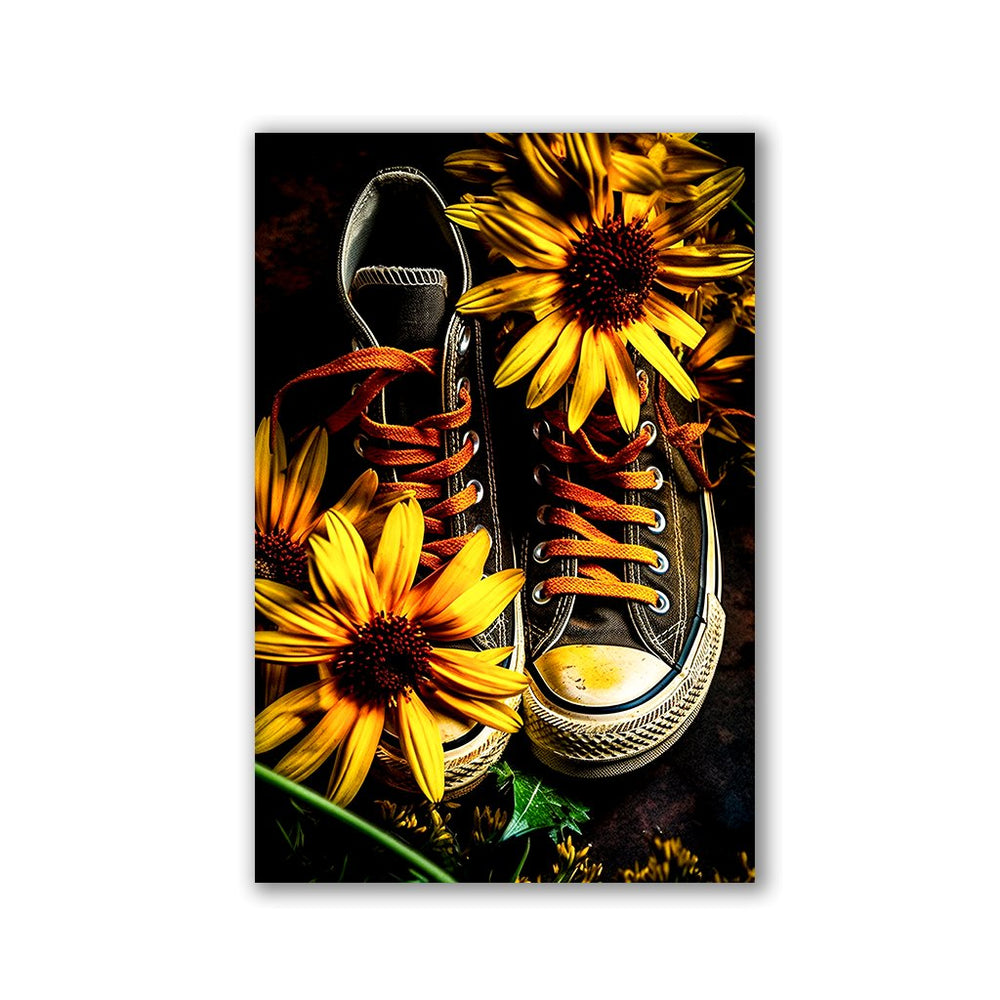 Flowery Jeansshoes No2 by Himmelmiez - Affengeile Bilder