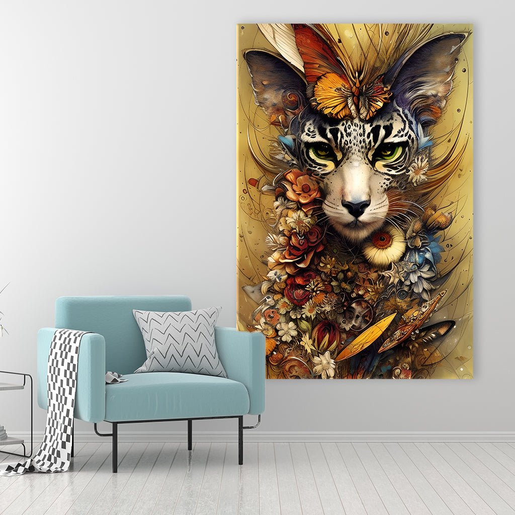 Flowery Wildcat by Artwerx - Affengeile Bilder