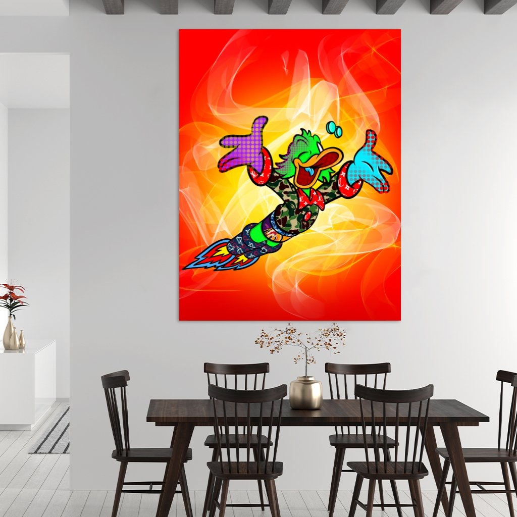"Flying Duck" by Sean Flores - Affengeile Bilder