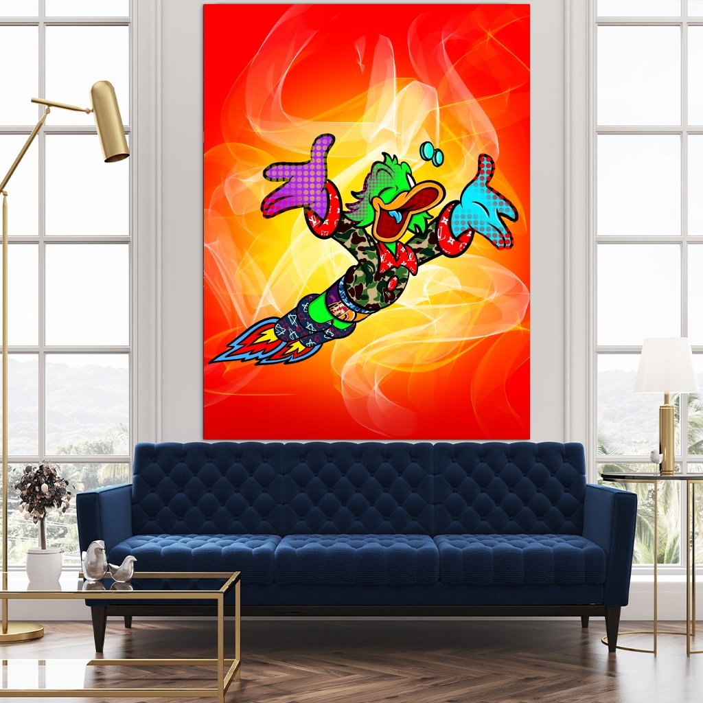 "Flying Duck" by Sean Flores - Affengeile Bilder