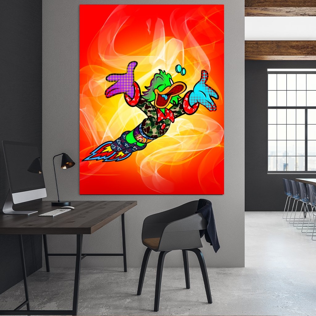 "Flying Duck" by Sean Flores - Affengeile Bilder