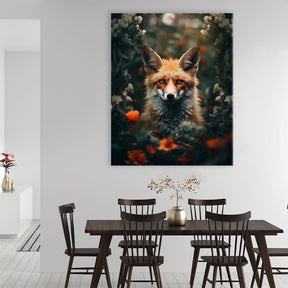 Fox Hiding Flowers by Zenzdesign - Affengeile Bilder