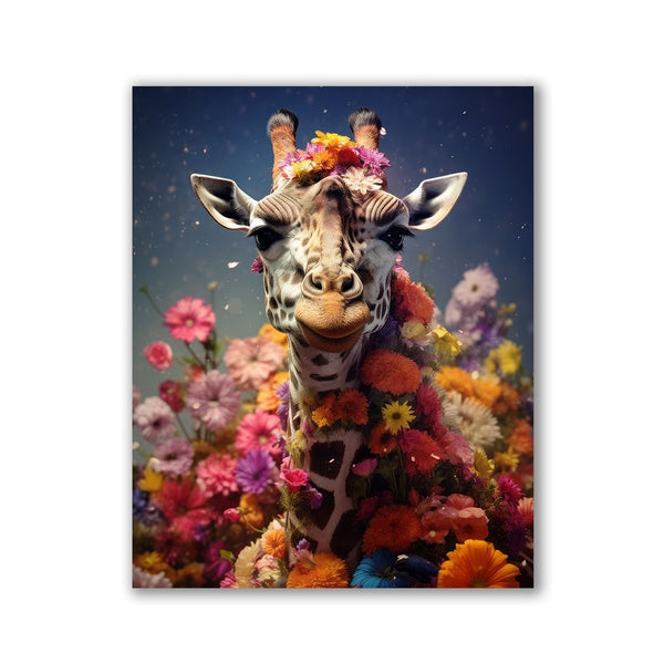 Giraffe Flowers by Zenzdesign - Affengeile Bilder