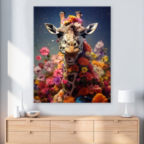 Giraffe Flowers by Zenzdesign - Affengeile Bilder