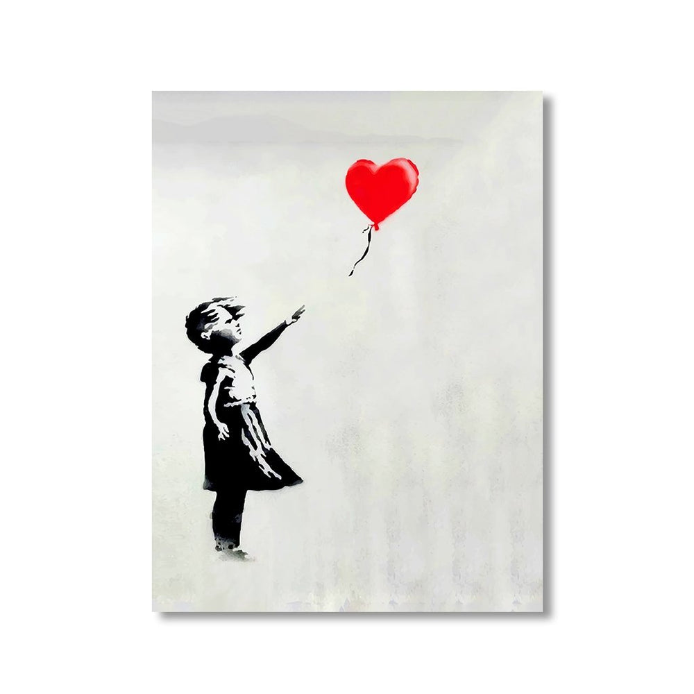 Girl with Balloon by Banksy - Affengeile Bilder
