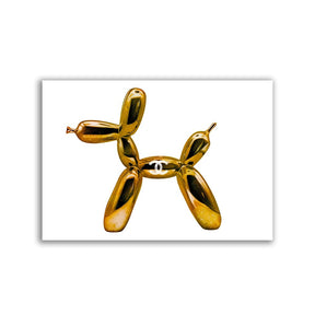 "Gold Chanel Balloon-Dog" - Affengeile Bilder