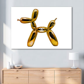 "Gold Chanel Balloon-Dog" - Affengeile Bilder