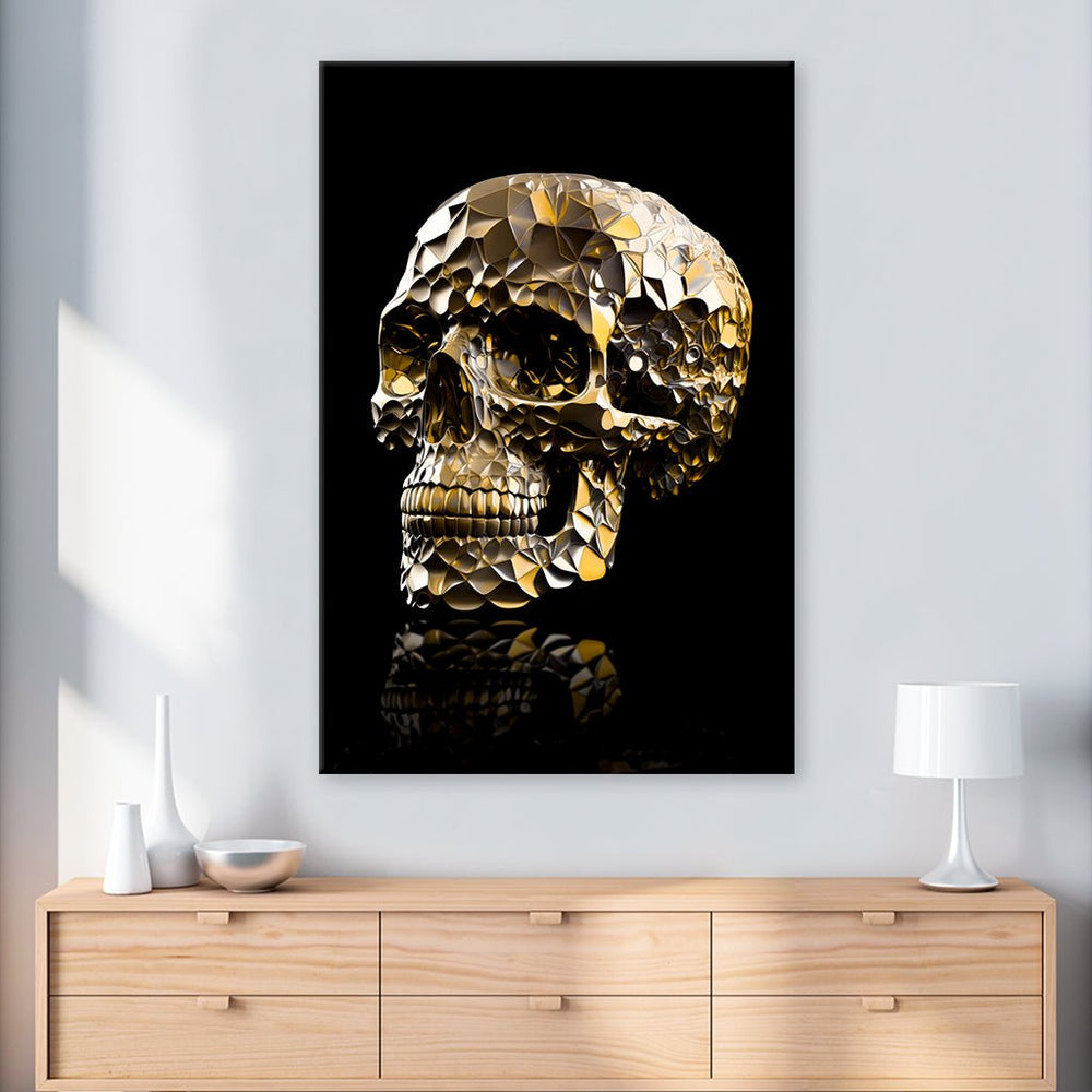 Golden Skull by Adrian Vieriu - Affengeile Bilder