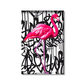 Graffiti Flamingo - Affengeile Bilder
