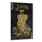 Joker by Frank Amoruso Goldversion auf Acryl - Affengeile Bilder