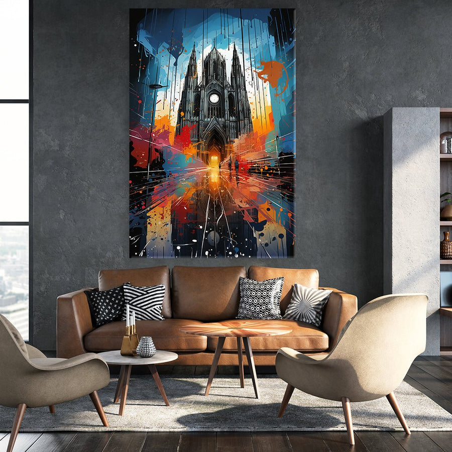 Kölner Dom Pop Art by Catill