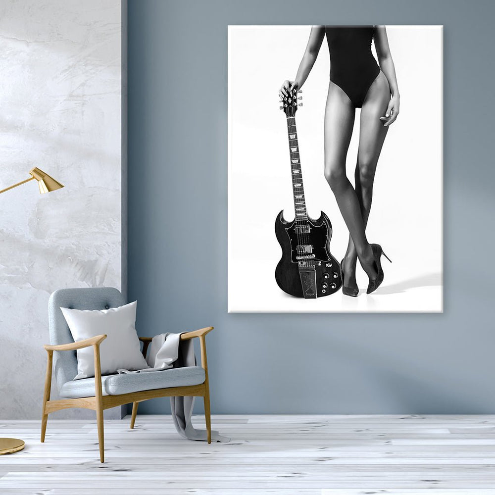 "Lady and the Gibson" - Affengeile Bilder
