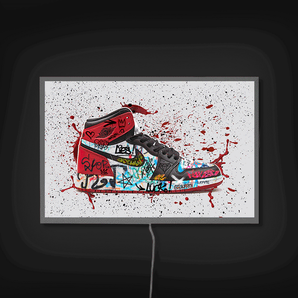 LED Wandbild Air Jordan Art - Affengeile Bilder