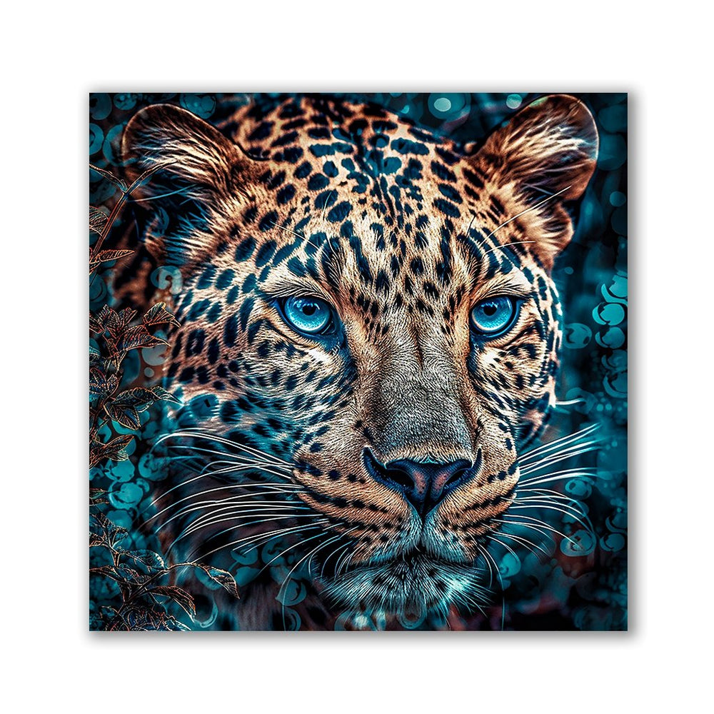 Leopard in Blue by Catill - Affengeile Bilder